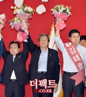 [TF포토] 김무성, '새누리당 신임 당 대표 선출'