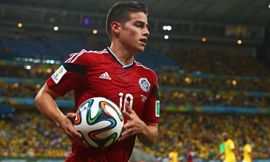 브라질 월드컵에서 가장 뜨거웠던 사나이 하메스 로드리게스. / 국제축구연맹 홈페이지