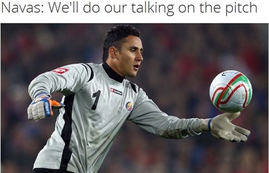 케일러 나바스가 코스타리카의 골문을 지키며 사상 첫 8강 진출을 도왔다. / 국제축구연맹 홈페이지 캡처