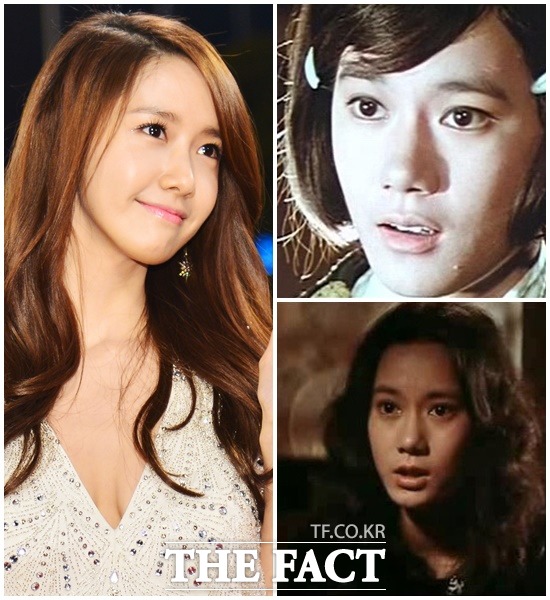 중국배우 묘가수와 소녀시대 윤아가 닮은꼴로 누리꾼 사이에 화제다./배정한 기자, 온라인커뮤니티 캡처