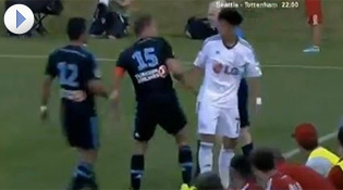  [영상] 손흥민 진짜 화났다! '살인태클'에 거친 몸싸움