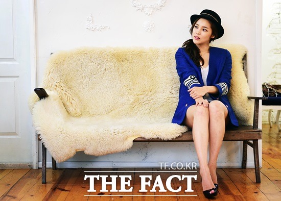 박시연이 프로포폴 논란을 뒤로 하고 1년 6개월 만에 복귀하는 심경을 밝히고 있다./배정한 기자