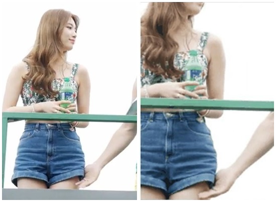 미쓰에이 수지가 성추행 논란에 휘말린 가운데 행사 주최 측이 이를 해명했다. /온라인 커뮤니티