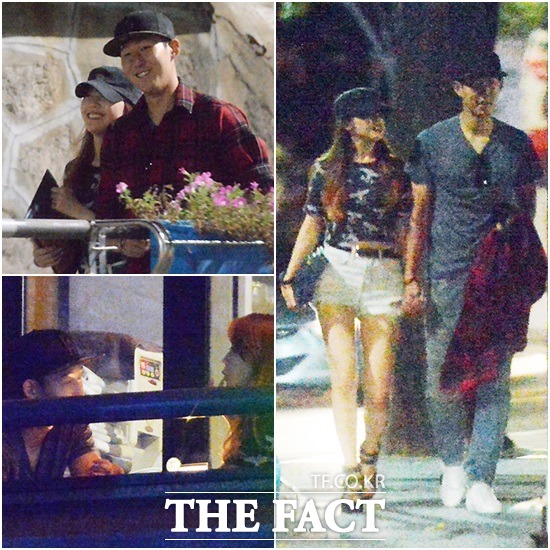 손흥민(오른쪽)과 민아가 이제 막 연인 단계로 발전했다. /문병희 최진석 기자