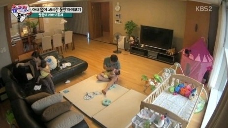 이휘재 집 구조가 알려져 주목을 받고 있다. / KBS2 슈퍼맨이 돌아왔다 방송 캡처