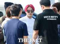 [TF포토] JYJ 김준수, '홍콩으로 떠나요~'