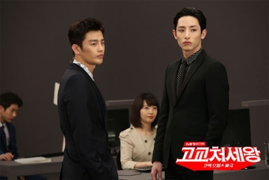 이열음과 고교처세왕에서 함께 호흡한 배우 서인국(왼쪽)과 이수혁. / tvN 제공
