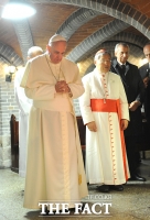 [TF포토] 교황 방한 마지막 날…‘평화와 화해’ 미사 집전