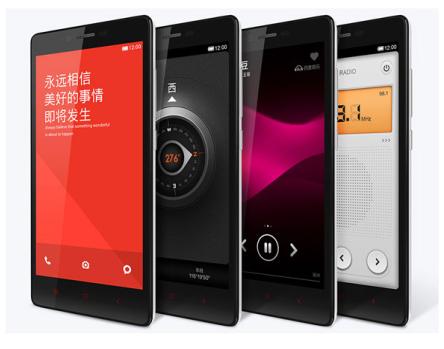 샤오미와 레노버 등 중국 휴대전화 제조업체가 무섭게 성장하고 있다./ 샤오미 홍미노트