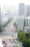 [TF포토] 교통 통제된 시청앞 서울광장