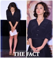 [TF사진관] 탈세 공식 사과 나선 송혜교, '두근두근' 웃을 수 없는 시사회
