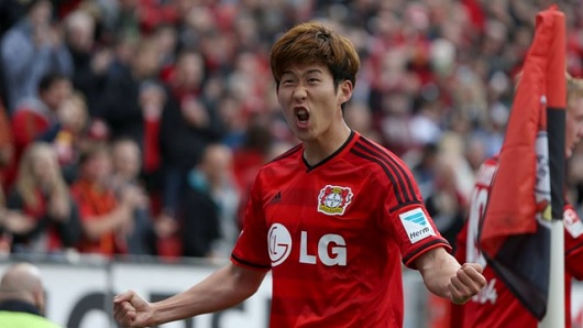 손흥민이 75분 활약한 레버쿠젠이 24일 지그날 이두나 파크에서 열린 2014~2015시즌 독일 분데스리가 도르트문트와 개막전에서 2-0으로 이겼다. / 레버쿠젠 페이스북