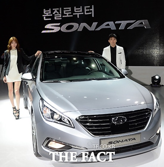 현대자동차가 LF 쏘나타의 택시 모델을 출시하지 않겠다던 초기 정책과 달리 4개월 만에 Lpi모델을 출시했다./더팩트DB