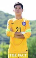 [TF포토] U-16 대표팀 골키퍼 문정인