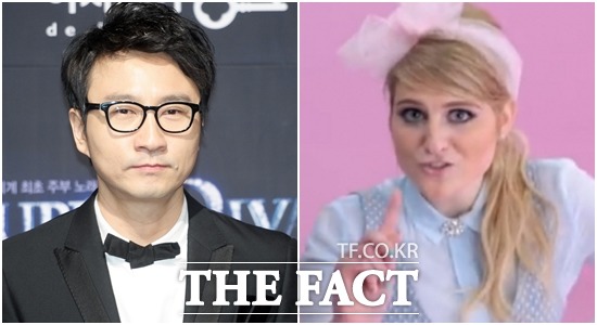 주영훈 코요태 기쁨모드 표절한 의혹을 받고 있는 팝가수 메간 트레이너가 과거 인터뷰에서 표절 의심곡의 작곡 경위를 밝혀 주목된다. /더팩트 DB, 메간 트레이너 All About That Bass 뮤직비디오 캡처