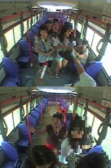 7명이 목숨을 잃은 경남 창원 버스 사고와 관련, 당시 사고 모습이 담긴 블랙박스동영상이 공개되면서 국민들이 슬픔에 잠겼다./경남경찰서 제공