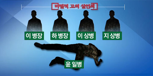 윤일병 가해병사 살인죄 적용 미필적고의 소식이 주목을 받았다./채널A 뉴스 캡처