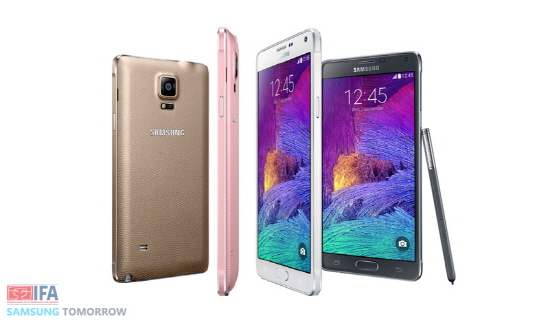 갤럭시노트 엣지, 갤럭시노트4에 대해 국내 증권가는 미지근한 반응을 보이고 있다./ 삼성전자 제공