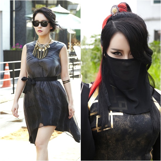 이하원은 KBS2 어린이 드라마 마법 천자문에서 악녀 나샘 역을 맡고 있다. / aboutm 제공