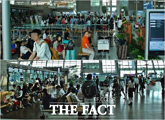 국외 여행객의 수가 해마다 꾸준히 증가하고 있는 가운데 항공사마다 특가 항공권 판매 등 다양한 프로모션을 시행, 고객 잡기에 나서고 있다. / 김아름 기자