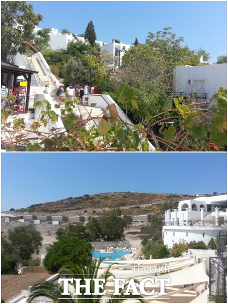 터키 이스탄불에서 비행기로 1시간20분 거리에 있는 터키의 천국 보드룸은 투명한 터키블루의 바다, 그리스 산토리니를 연상케 하는 언덕 위 하얀 집들이 그림처럼 펼쳐져 있다.