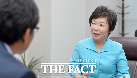 세월호 특별법과 민생 법안을 분리 처리해야 한다고 촉구하는 정 의원.