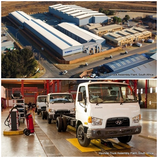 현대자동차가 남아프리카공화국에서 상용차 생산을 본격화 했다./러쉬레인 홈페이지