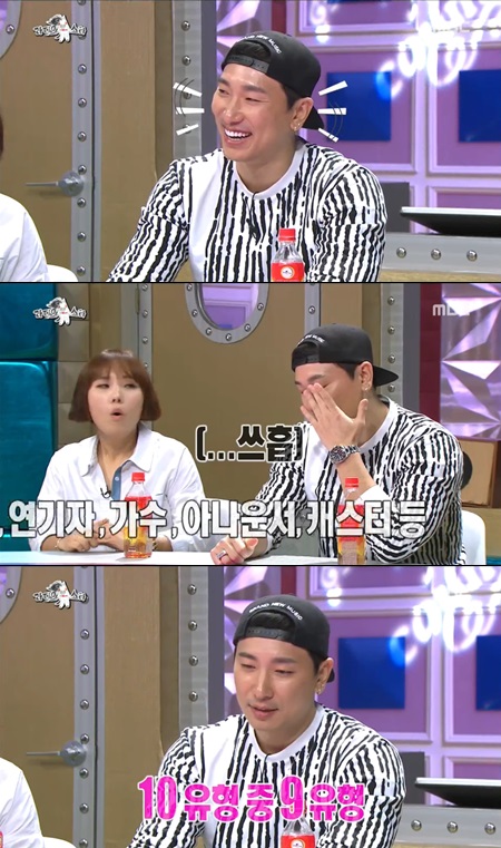 라이머의 출연은 기대를 모았지만 그의 과거 연애사만 관심을 받으면서 애초의 캐스팅 의도를 살리지 못했다. / MBC 황금어장-라디오스타 방송 캡처