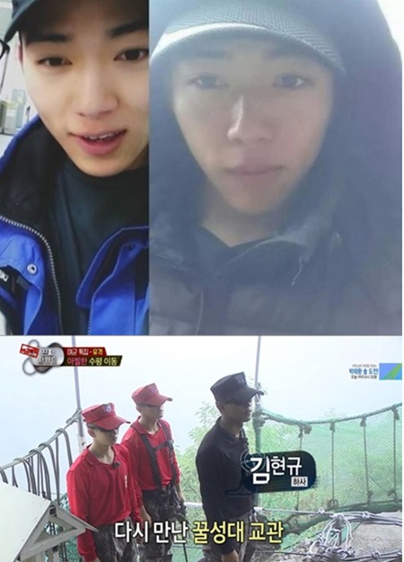 21일 방송된 MBC잔짜 사나이 여군특집에서 꿀성대 교관이 등장해 혜리를 비롯한 여군들의 높은 관심을 샀다. /MBC진짜 사나이 캡처, 온라인 커뮤니티
