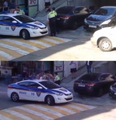 줄리엔강이 술에 취해 팬티만 입고 거리를 활보했다. / 온라인 커뮤니티