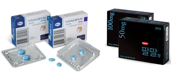 올해 상반기 발기부전치료제 시장에서 한국릴리의 시알리스가 처방액 순위 1위를 차지했으며 한미약품의 팔팔은 오리지널 품목인 비아그라를 따돌리며 고개숙인 남자들에게 힘(?)을 불어 넣었다. /한국화이자제약, 한미약품 홈페이지 캡처