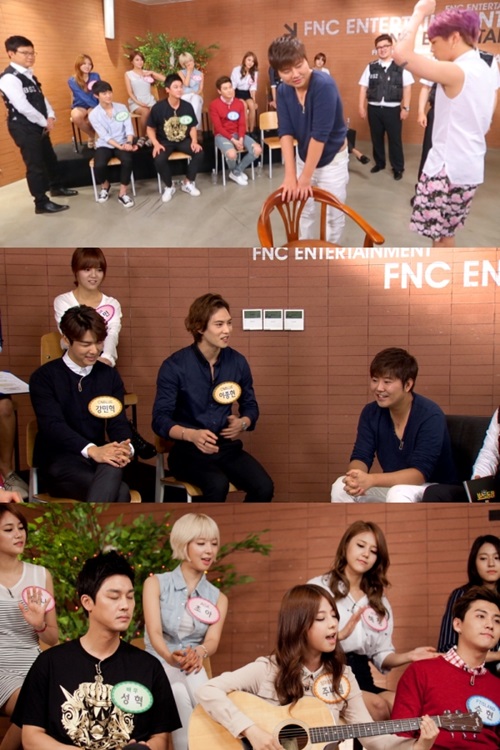 FNC엔터테인먼트 스타들이 종합편성채널 JTBC 보스와의 동침에 총출동한다./FNC엔터테인먼트 제공