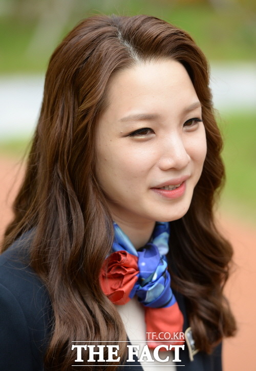 류윤지 MBC 수영 해설위원이 26일 <더팩트> 인터뷰에서 박태환 선수에 대한 소감을 밝히고 있다. / 인천 구월동 미디어빌리지 = 임영무 기자