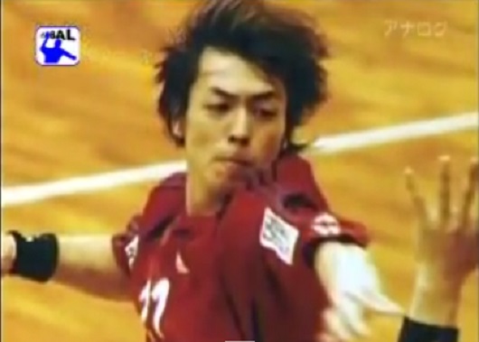 성추행 파문에 휩싸인 일본 핸드볼 대표 선수 미야자키. / 유튜브 영상 캡처