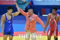 [TF포토] 이상규, 'AG 레슬링 자유형 74kg급 동메달'