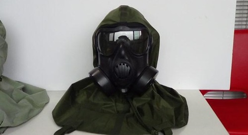 신형 방독면이 개발돼 눈길을 끈다./온라인 커뮤니티 제공