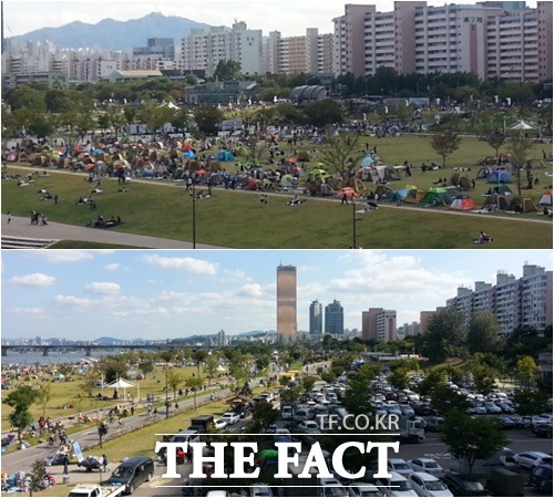 서울 여의도 세계불꽃축제가 4일 오후 7시부터 여의도 한강공원에서 열린다. / 박지혜 기자