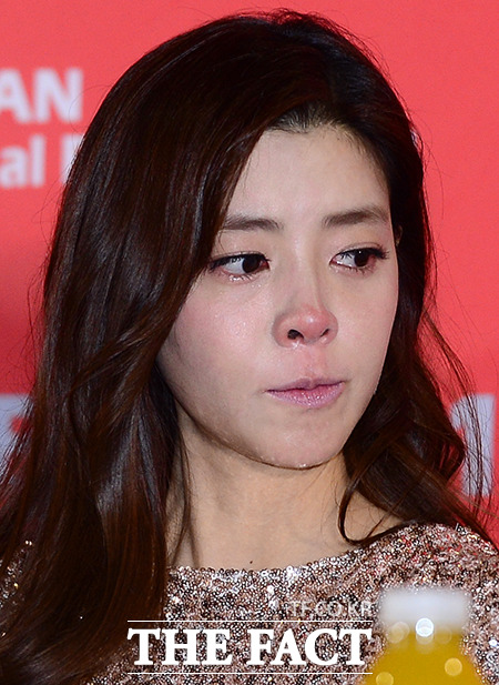 영화 화장에 출연한 김규리./부산=김슬기 기자