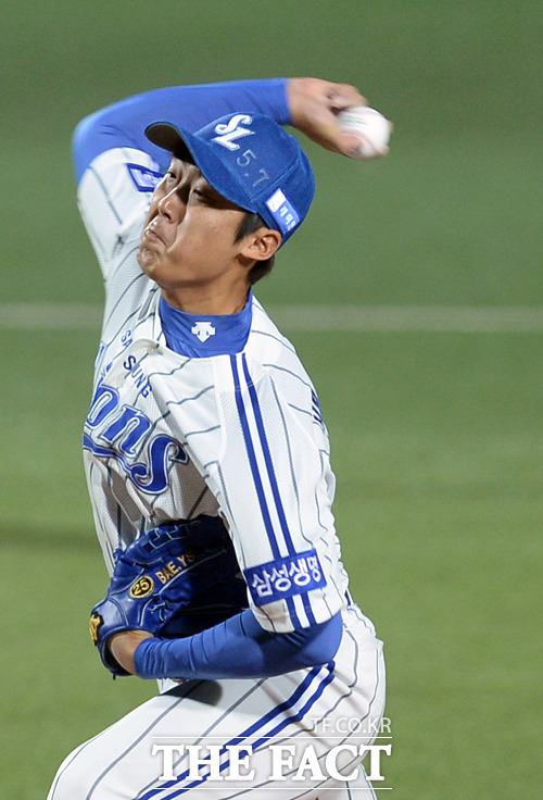 삼성 라이온즈가 5일 열린 KIA 타이거스와 원정 경기에서 9-5로 승리해 3연승을 기록했다. / 임영무 기자