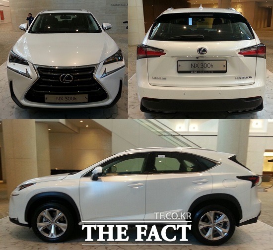 NX300h의 전·후면 및 측면 디자인