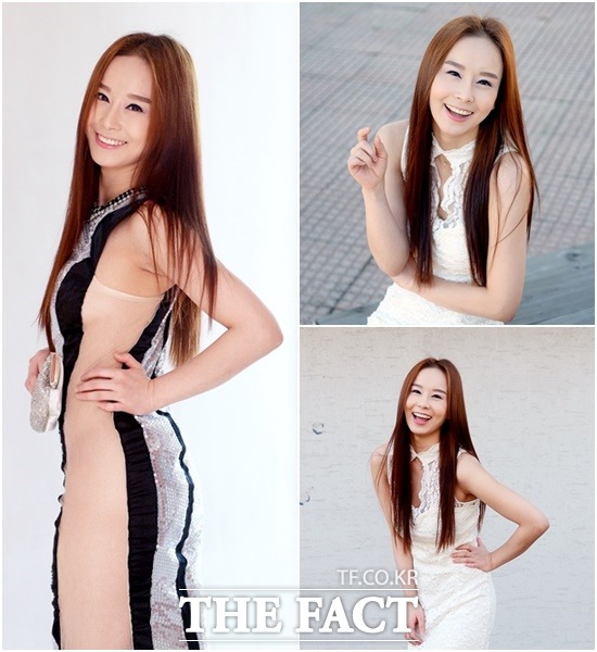 서리슬은 어머니의 사랑이 담긴 드레스를 다시 입을 수 있는 기회를 감사하게 여긴다며 웃음을 보였다./이새롬 기자