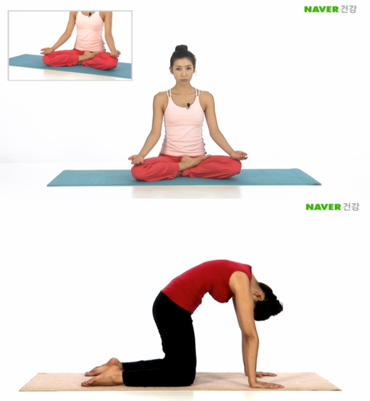 소화가 잘되는 자세에 대한 누리꾼들의 관심이 높아지고 있다./네이버 건강 화면 캡처