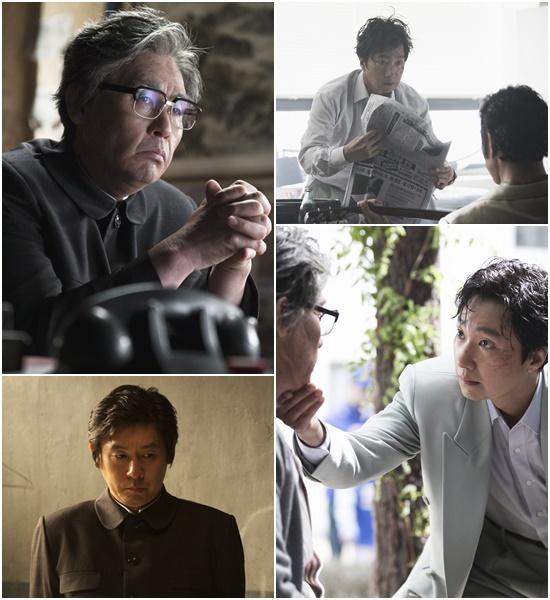 설경구-박해일이 주인공으로 나선 나의 독재자는 남북정상회담을 앞두고 무병배우 성근(설경구 분)이 김일성 대역을 맡으며 벌어지는 이야기를 다뤘다./롯데엔터테인먼트 제공