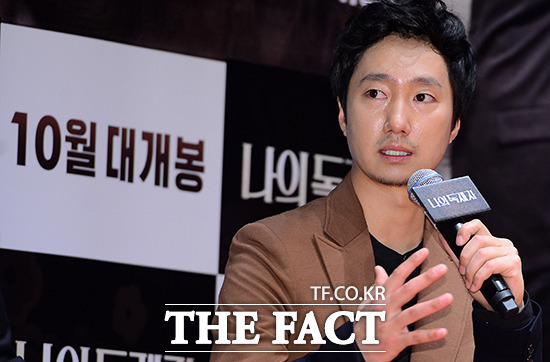 박해일은 영화 촬영 후 아버지가 암에 걸린 사실을 알게 됐다고 말해 현장에 있던 이들을 깜짝 놀라게 했다./김슬기 기자