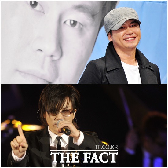 서태지의 이번 컴백에 양현석(위)이 소속 아티스트 악동뮤지션-에픽하이로 고춧가루를 뿌렸다는 의견이 나오고 있다. /문병희 기자