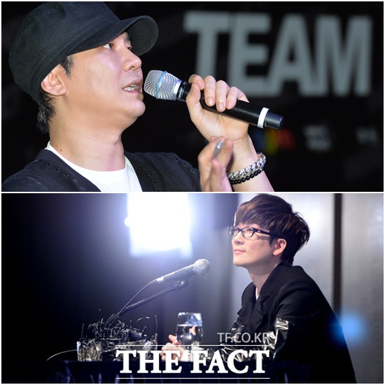 서태지와 양현석(위)이 각각 아티스트와 제작자로 다른 길을 걷고 있다. /최진석 남윤호 기자