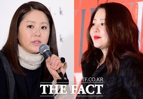 고현정은 지난 23일 서울 잠원동의 선상카페에서 열린 제9회 유방암 자선행사에 참석했다(왼쪽 사진). /김슬기 기자