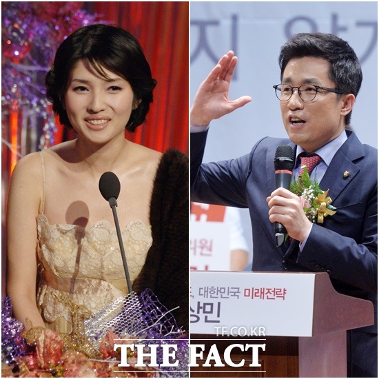 김경란(왼쪽) 김상민의 결혼 소식에 누리꾼들의 관심이 쏠리고 있다./더팩트DB