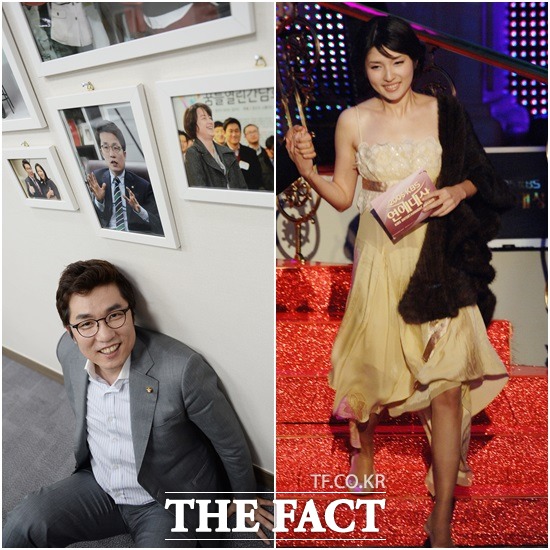 김경란 김상민 (왼쪽) 커플이 내년 1월 결혼 소식으로 누리꾼들 사이에서 관심사로 떠올랐다. /임영무 기자, 더팩트DB