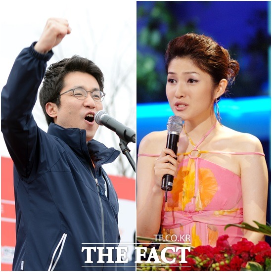김상민 김경란 (왼쪽) 커플이 내년 1월 결혼을 인정한 가운데 둘 사이의 매개체에 팬들의 관심이 높아지고 있다. /임영무 더팩트DB